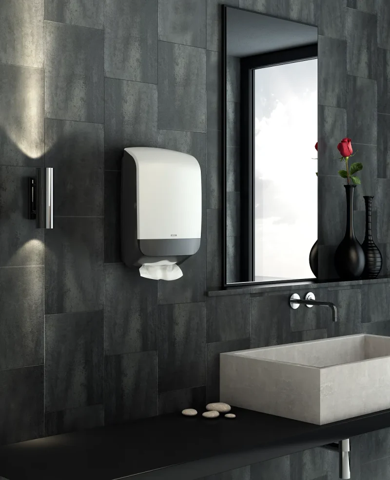 Hand Towel Mini White - Диспенсер для складных бумажных полотенец - 90182 3