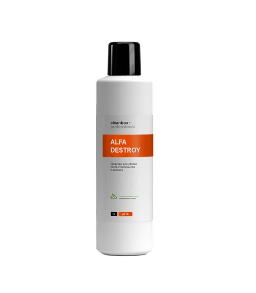 Alfa DeStroy - Detergent acid concentrat cu spuma pentru curățenie după reparație 1 L - 13391
