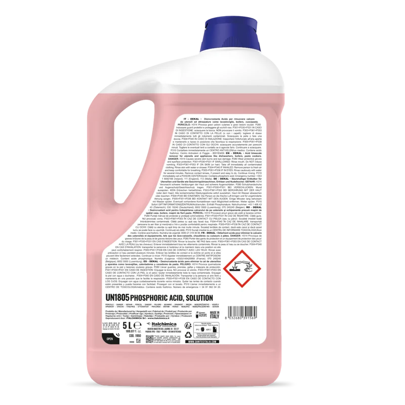 Dekal - Dezincrustant acid pentru îndepărtarea calcarului 5 L - 1950 2