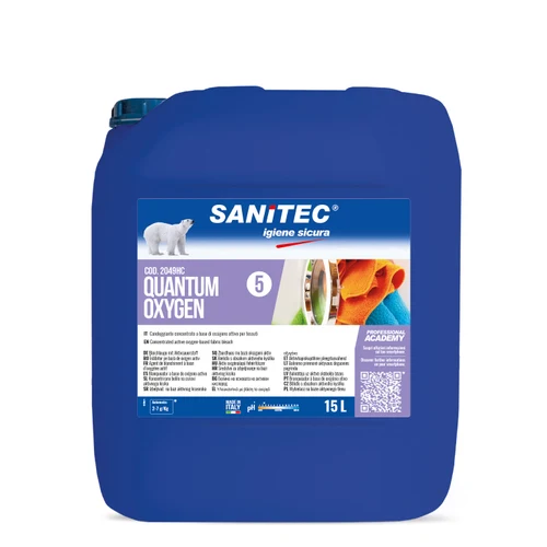 Înălbitor concentrat Sanitec Quantum Oxigen pe bază de oxigen activ 15 L - 2049HC
