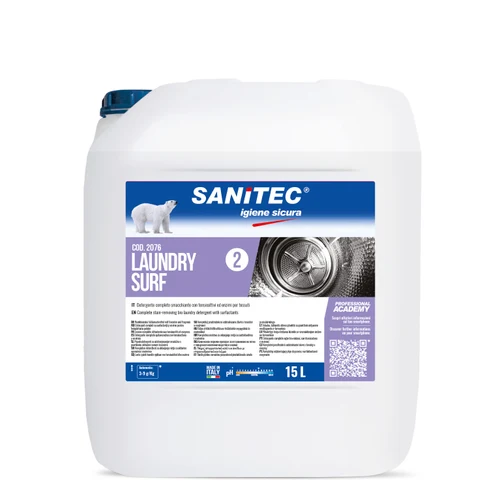 Detergent Sanitec Laundry Basic cu agenţi de chelatizare 15 L - 2077