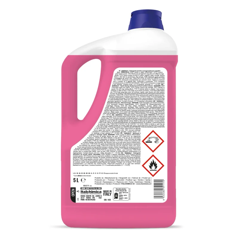 Sanialc - Detergent alcoolic cu uscare rapidă 5 L - 1425 2