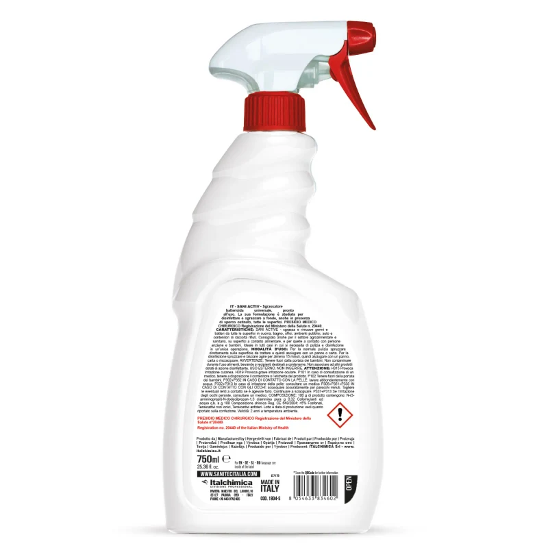 Degresant bactericid universal Sanitec Sani Activ 750 ml - 1804 2