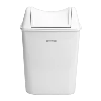 Coș gunoi fixare pe perete cu capac rotabil 8 L - 91851 2