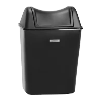 Coș gunoi fixare pe perete cu capac rotabil 8 L - 92223