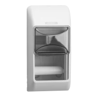 2-Roll White - Dispenser cu val pentru hîrtie igienică - 92384